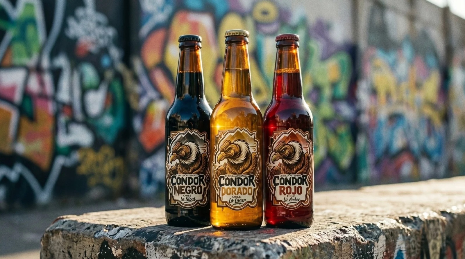 Cóndor Negro — campaña de lanzamiento de cerveza artesanal generada con IA por Dos Players